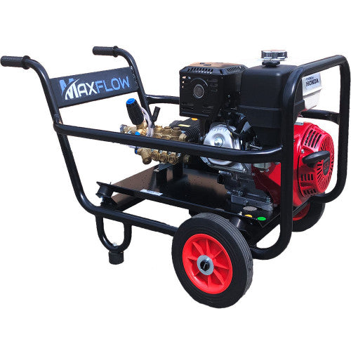 Maxflow Industrial Pressure Washer - Honda GX390 21 LPM Comet Pump Trolley Frame (Electric Start)