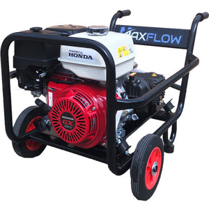 Maxflow Industrial Pressure Washer - Honda GX390 21 LPM Interpump Trolley Frame (Electric Start)