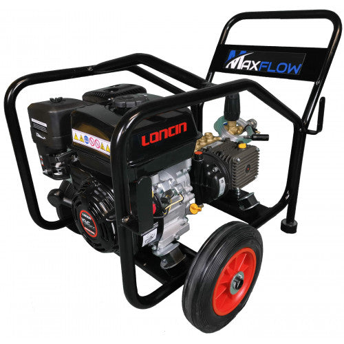 Maxflow Semi-Industrial Pressure Washer - Loncin G200 14 LPM Cage Frame