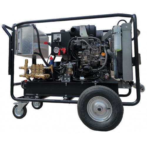 Maxflow Industrial Diesel Pressure Washer – Yanmar 3TNV 33 LPM 300 BAR Trolley Frame (Electric Start)