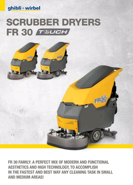 Ghibli & Wirbel FR30 SM45 Touch Walk Behind Scrubber Dryer